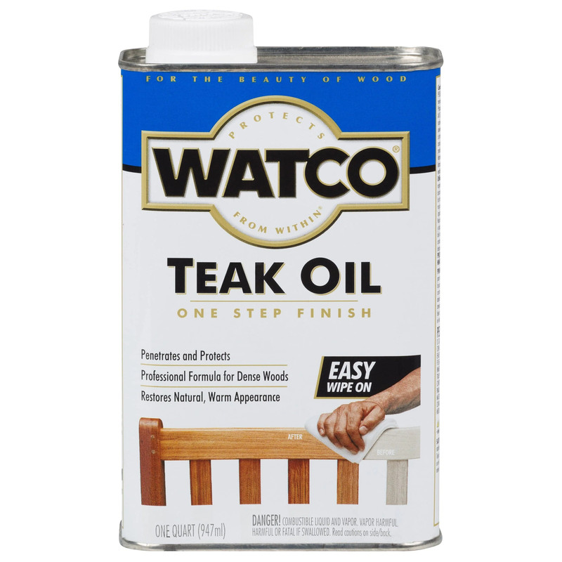 Teak Oil - Solvent Based - Natural - Size:1 Quart